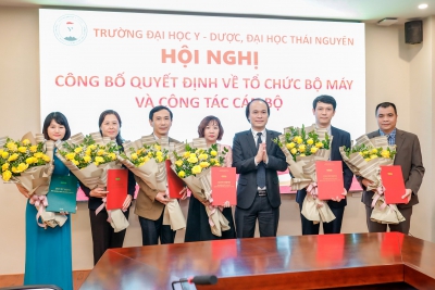 Hội nghị triển khai các Quyết định về công tác tổ chức bộ máy và công tác cán bộ