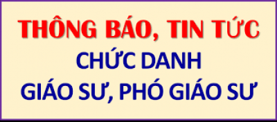 Bổ nhiệm chức danh GS, PGS năm 2022